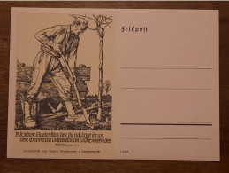 WWII - Carte Postale Allemande - Feldpost - Non Circulée - Parfait état - Guerre 1939-45