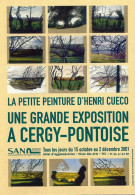 *CPM  - La Petite Peinture D'Henri CUECO - Exposition Hôtel D'Agglomération Cergy Pontoise (95) - Expositions