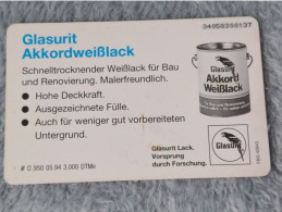 GERMANY-1172 - O 0950 - Glasurit 9 – Akkordweißlack (Puzzle 3/9) - 3.000ex. - O-Series: Kundenserie Vom Sammlerservice Ausgeschlossen