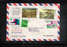 South Korea 1982 Interesting Airmail Letter - Korea (Süd-)