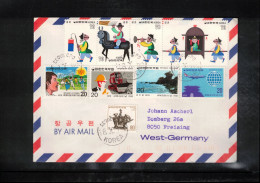 South Korea 1980 Interesting Airmail Letter - Corée Du Sud