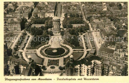 72828268 Mannheim Friedrichsplatz Mit Wasserturm Fliegeraufnahme Mannheim - Mannheim