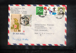 South Korea 1986 Interesting Airmail Letter - Korea (Süd-)