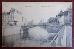 Cpa Courtrai ; Le Pont Sur La Lys - Kortrijk
