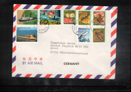 South Korea 1994 Ships+Animals Interesting Airmail Letter - Korea (Süd-)