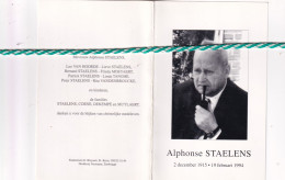 Alphonse Staelens-Coene, Dudzele 1915, Knokke 1994. Apotheker. Foto - Todesanzeige