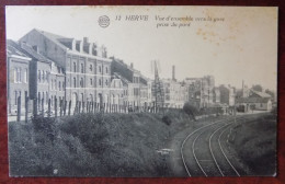 Cpa Herve ; Vue D'ensemble Vers La Gare Prise Du Pont - Herve