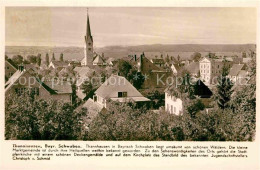 72827423 Thannhausen Schwaben Mit Kirche Thannhausen Schwaben - Sonstige & Ohne Zuordnung