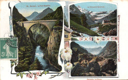 CPA 65 MULTI VUES St Sauveur Le Pont Napoléon - Le Cirque De Gavarnie - Gavarnie Le Chaos - Andere & Zonder Classificatie