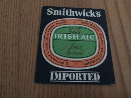 Sous-bock «Smithwick’s - IRISH ALE - IMPORTED» Bière Irlande - Bierviltjes