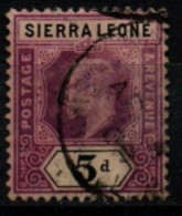 SIERRA LEONE 1904-5 O - Sierra Leone (...-1960)