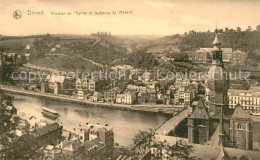 72827254 Dinant Sur Meuse Clocher De L Eglise Et Faubourg St. Medard Dinant - Dinant