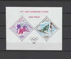 Monaco 1980 Olympic Games Lake Placid Special S/s MNH -scarce- - Winter 1980: Lake Placid