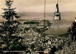 72827140 Bregenz Bodensee Mit Pfaenderbahn Bergbahn Bregenz Bodensee - Other & Unclassified