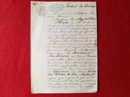 DIPLOME PERSE ORDRE DU LION ET DU SOLEIL AU DOCTEUR ANDRIEU TRADUIT PAR HASENFELD PAPIER TIMBRE 1878 - Diploma & School Reports