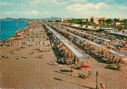 72827080 Riccione Panorama Della Spiaggia Strand Riccione - Altri & Non Classificati