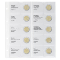 Lindner Vordruckblatt Karat Für 2 Euro-Münzen 1118-37 Neu - Matériel