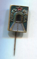 Tunel Učka Istra Istria - Blazon, Coat Of Arms, Vintage Pin Badge  Abzeichen - Städte