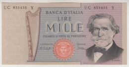 Rep. Italiana, - Banconota Lire 1000 Giuseppe Verdi - Dec. 10/01/1977 QFDS Fresca E Non Trattata - 1.000 Lire