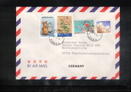 South Korea 1995 Interesting Airmail Letter - Korea (Süd-)