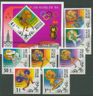 Mongolia 1980 Olympic Games Moscow, Wrestling, Judo, Cycling, Fencing Etc. Set Of 7 + S/s MNH - Zomer 1980: Moskou