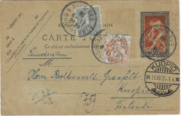 1924 Jeux Olympiques De Paris:  Entier Postal "Milon De Crotone" Voyagé En Finlande - Estate 1924: Paris