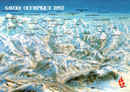 CPM - SAVOIE OLYMPIQUE 1992 - Panorama Officiel Des Jeux D'Hiver ALBERTVILLE ... Edition André - Olympische Spelen