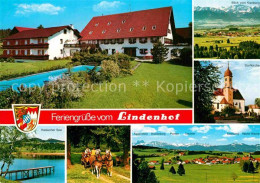 72826444 Stoetten Auerberg Gaestehaus Lindenhof Swimming Pool Haslacher See Pfer - Sonstige & Ohne Zuordnung