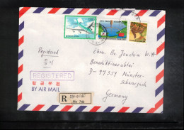 South Korea 1996 Interesting Airmail Registered Letter - Korea (Süd-)