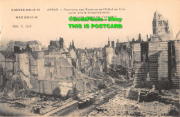 R344878 Guerre. Arras. Panorama Around The Town Hall After Many Bombardments. Wa - World