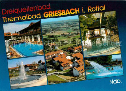 72825875 Griesbach Rottal Dreiquellenbad Thermalbad Kurgebiet Fliegeraufnahme Gr - Sonstige & Ohne Zuordnung
