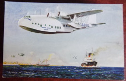 Cpm Avion " Canopus " - Mail Services - Ill. W. Church - 1946-....: Ere Moderne