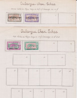 Lot 10 Timbres Oubangui Chari 1915 1924 1928 Neuf Et Oblitéré Avec Charnière - Autres & Non Classés