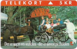 Denmark - KTAS - Bakken - TDKP078 - 04.1994, 3.000ex, 5kr, Used - Denemarken