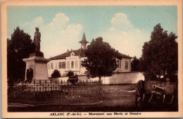 20699 Cpa 63 Arlanc - Monument Aux Morts Et Hospice - Autres & Non Classés