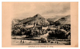 Epinal Et La Château En 1834 - Autres & Non Classés