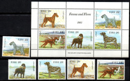 Irland Eire 1983 - Mi.Nr. 510 - 514 + Block 4 - Postfrisch MNH - Tiere Animals Hunde Dogs - Hunde