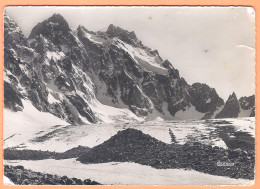 Ppgf/ CPSM Grand Format - HAUTES ALPES - L'AILEFROIDE ET COL DU TEMPLE VUS DU GLACIER NOIR - Autres & Non Classés