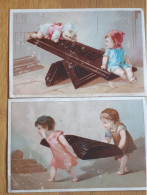 2 LITHOCHROMO's Simili LIEBIG: H. SUCHARD NEUCHÂTEL Suisse+- 1890   / 7/10,5 Cm - Andere & Zonder Classificatie