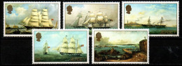 Jersey 1985 - Mi.Nr. 342 - 346 - Postfrisch MNH - Segelschiffe Sailing Ships - Ships