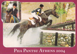 Horse - Cheval - Paard - Pferd - Cavallo - Cavalo - Caballo - Finnish Cross Country Rider Piia Pantsu - Athens 2004 - Chevaux