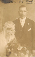 Souvenir Photo Postcard Wedding Bride Groom - Nozze