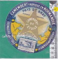 C1312  FROMAGE CAMEMBERT DE L ETOILE LA CHAPELLE AUX POTS  OISE 30 % - Cheese