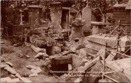 20716 Cpa Bombardement De Paris Par Canon .... Père Lachaise Mars 1918 - Andere & Zonder Classificatie