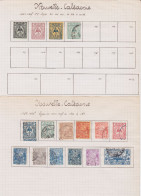 Lot 44 Timbres Nouvelle Calédonie 1905 1922 1928 1937 1938 1939 Neuf Et Oblitéré Avec Charnière - Altri & Non Classificati