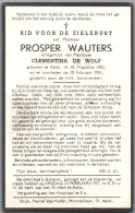 Bidprentje Aalst - Wauters Prosper (1882-1951) - Images Religieuses