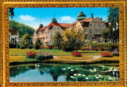 72824212 Bad Salzschlirf Hotel Badehof Seerosenteich Bilderrahmen Bad Salzschlir - Sonstige & Ohne Zuordnung