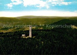 72824197 Oberharmersbach Turm Und Rasthaus Auf Dem Brandenkopf Schwarzwald Flieg - Autres & Non Classés