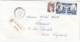 Timbres 1979 + PA46 Sur Lettre Recommandée Ayant Voyagée Le 30/10/1979 De HAZEBROUCK à HAZEBROUCK NORD 59 - 1961-....