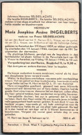 Bidprentje Aarschot - Ingelberts Maria Josephina Arsène (1859-1946) - Imágenes Religiosas